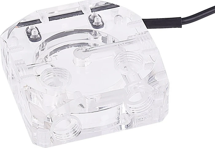 Alphacool Eisdecke Acryl DDC Pumpenaufsatz V4, G1/4