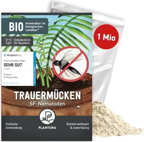 Plantura SF-Nematoden gegen Trauermücken zum Gießen