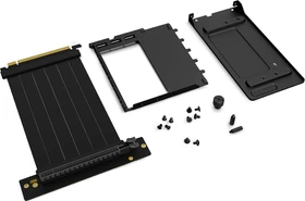 Sharkoon VGCK Vertical Graphics Card Kit 4.0, für Elite Shark CA500/AK-Serie, gewinkelt, PCIe 4.0, 170mm, schwarz
