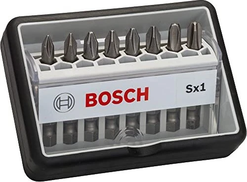 Bosch Professional Robust Line Extra Hard Kreuzschlitz Bitset, 8-tlg.