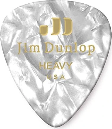 Dunlop Celluloid White Pearloid Pick