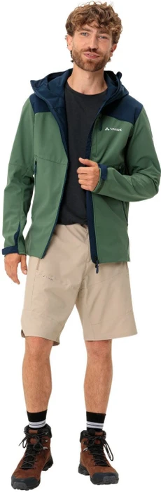Vaude Roccia II Softshell Funktionsjacke woodland/dark sea (Herren)