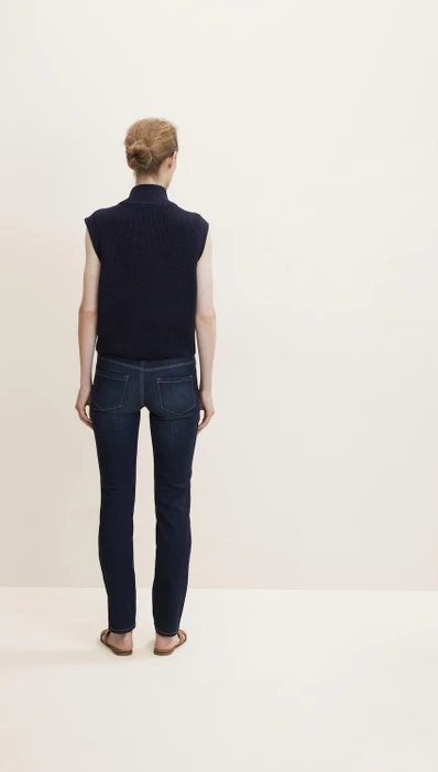 Tom Tailor Alexa Slim Jeans Jeans dark stone wash denim (Damen)