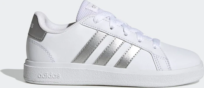 adidas Grand Court Lifestyle Tennis Lace-Up cloud white/matte silver (Junior)