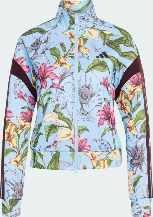 adidas x FARM Rio Tiro Trainingsjacke clear sky/shadow brown/multicolor (Damen)