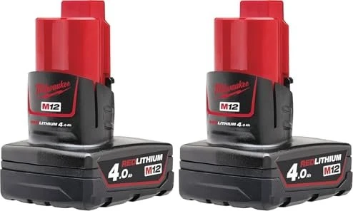 Milwaukee M12 B4 Werkzeug-Akku 12V, 4.0Ah, Li-Ionen [4.0Ah] [48Wh]