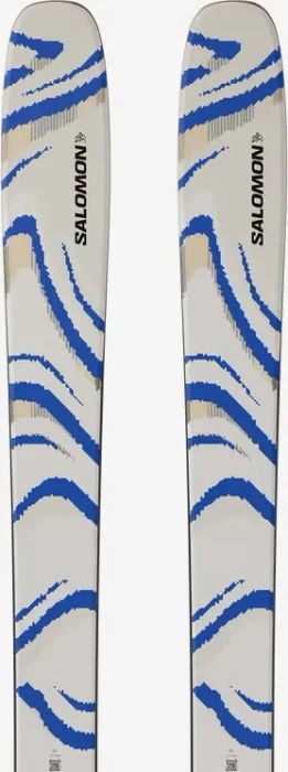 Salomon QST 106 almond milk/race blue (Modell 2025/2026)