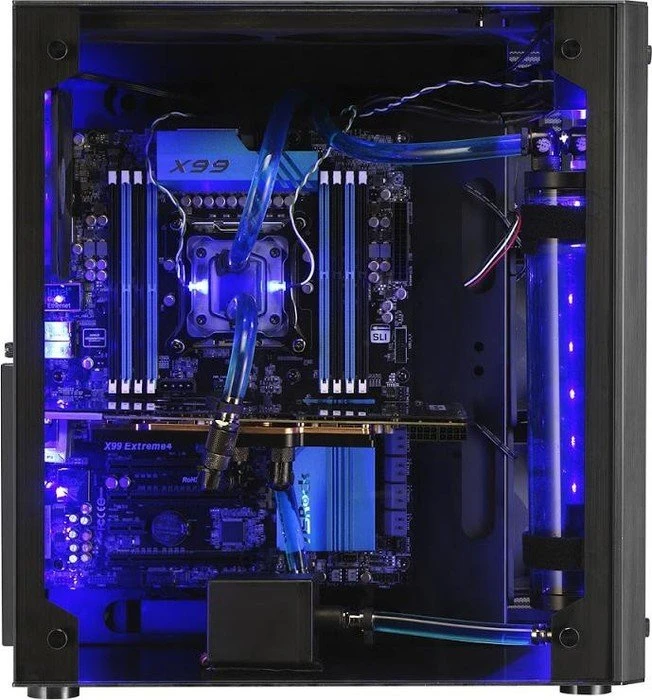 Lian Li PC-O8 schwarz, Glasfenster, RGB-Beleuchtung