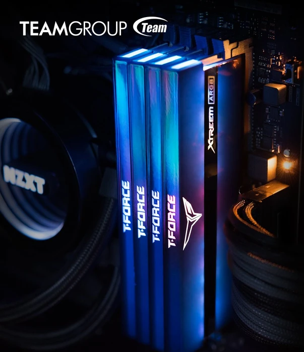 TeamGroup T-Force XTREEM ARGB UDIMM 64GB Kit, DDR4-3200, CL16-18-18-38, 2RX8