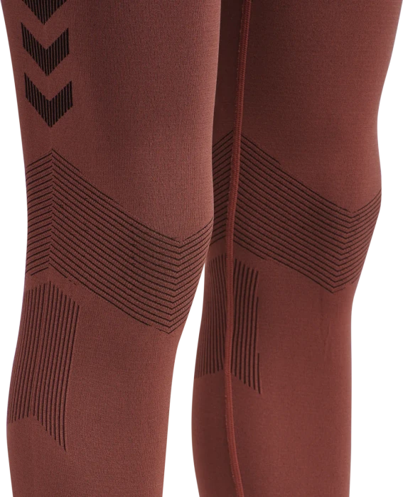 hummel Seamless Training Tight Hose lang marsala (Damen)