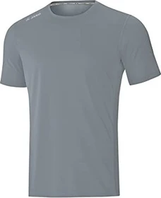 Jako Run 2.0 Laufshirt kurzarm steingrau