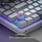 Dark Project ALU87A Daylight Gaming Keyboard, weiß/grau, LEDs RGB, g3ms Zircon Speed, USB, DE Vorschaubild