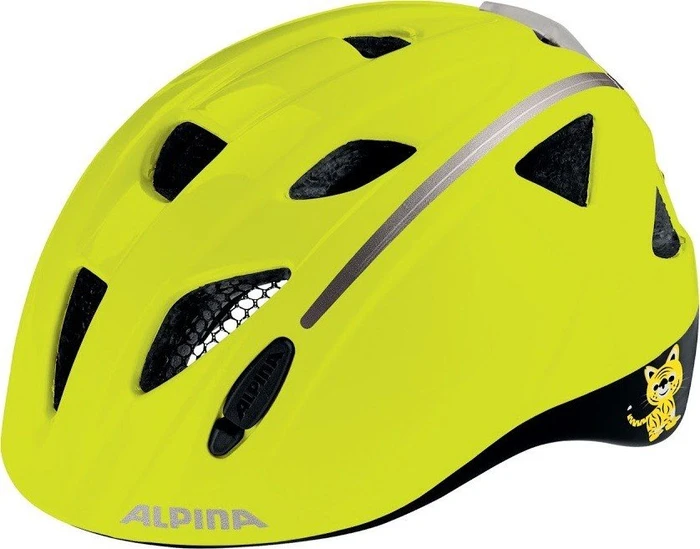 Alpina Ximo Flash Kinderhelm be visible reflective