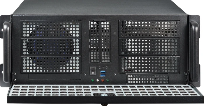 Chieftec UNC-411E-B, schwarz, 4HE, 1x 400W ATX-PSU