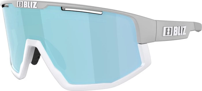 Bliz Fusion matt light grey/smoke-ice blue multi