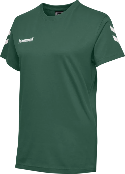 hummel GO Cotton T-Shirt kurzarm evergreen