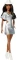 Mattel Barbie - Fashionistas Barbie in Funkelndem Silbernen Kleid Mit Cowboyhut Und Stiefeln Vorschaubild