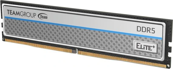 TeamGroup ELITE+ silber UDIMM 32GB Kit, DDR5-6000, CL48-48-48-96, X8