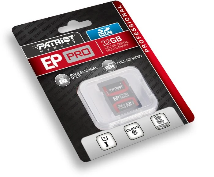 Patriot EP Pro R90/W50 32GB, UHS-I, Class 10