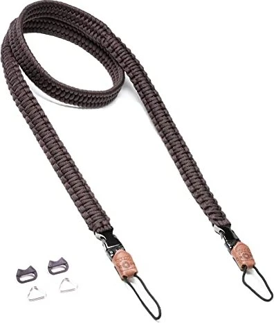 C-Rope Kameragurt Traveler aus Paracord 125cm Dark Coffee