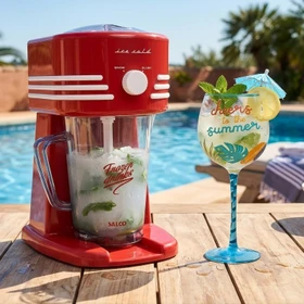 Salco SNC30 Retro Frozen Beverage Station Slushi-Maker & Crushed-Ice