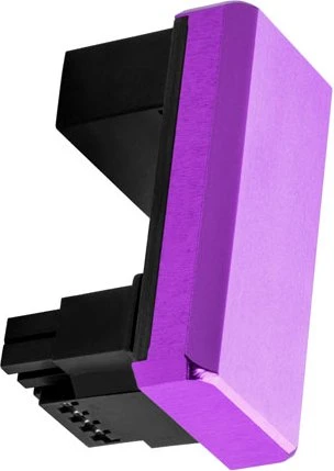 CableMod 12VHPWR Winkeladapter 180 Grad, Variante A, Sense-Pins an der Unterseite, violett