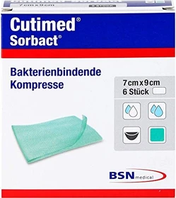 BSN medical Cutimed Sorbact Kompressen, 7 x 9cm, 6 Stück