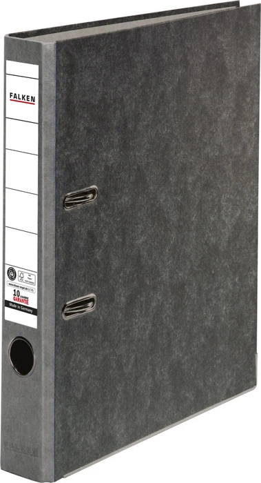 Falken Wolkenmarmor Ordner 2-Ring Recycling, 50mm, A4, grau
