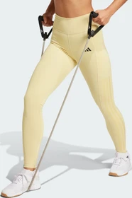 adidas Optime 3-Streifen Hose lang powder yellow (Damen)