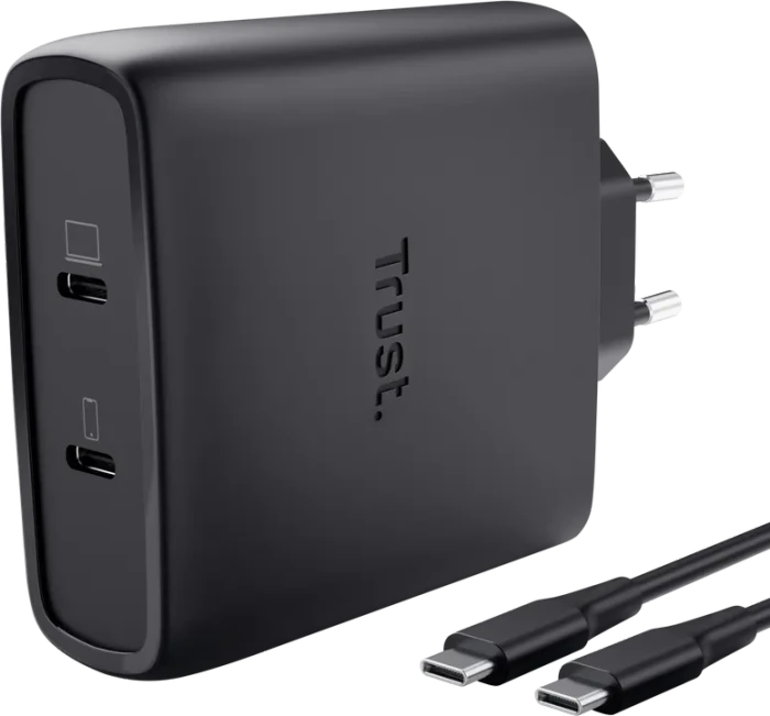 Trust Maxo USB-C-Ladegerät GaN 100W schwarz