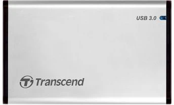 Transcend StoreJet 2.5 SATA, silber, USB 3.0 Micro-B