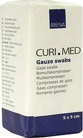 Abena Curi Med Mullkompressen unsteril, 5 x 5cm, 100 Stück