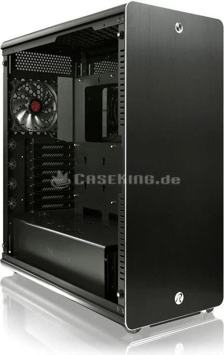 Raijintek Asterion Classic, schwarz, Glasfenster