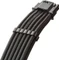 CableMod C-Series Pro ModMesh, 12V-2x6 Kabel, Corsair Type 4/Type 3, 2x 8-Pin PCIe Stecker auf 16-Pin PCIe 5.1 12V-2x6 Stecker, Adapterkabel, schwarz, 60cm Vorschaubild
