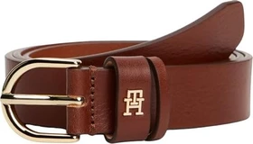 Tommy Hilfiger Essential mit TH-Monogramm Gürtel cognac