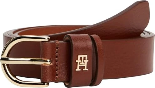 Tommy Hilfiger Essential mit TH-Monogramm Gürtel cognac
