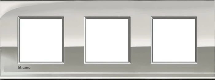 Bticino LivingLightAIR Abdeckrahmen Europe 3fach 2+2+2 Module, palladium