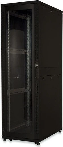 Digitus Professional Unique Serie Serverschrank 42HE, Plexiglastür, IP2X, schwarz, 1000mm tief
