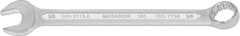Matador 0185 Ring-Maulschlüssel zöllig, 3/8"x154mm