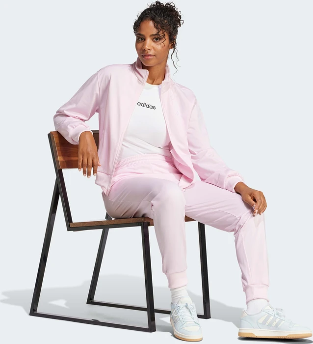 adidas Essentials Feel Cozy Trainingsanzug clear pink (Damen)