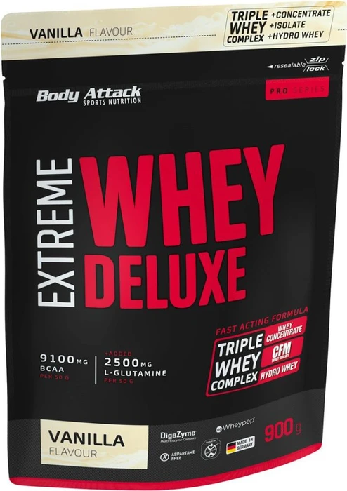 Body Attack Extreme Whey Deluxe Protein 900g