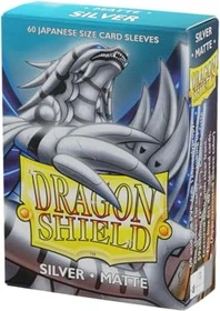 Dragon Shield Matte Sleeves Japanese silver, 60 Stück