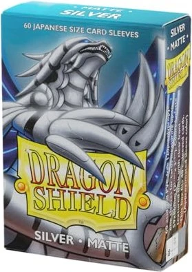 Dragon Shield Matte Sleeves Japanese silver, 60 Stück