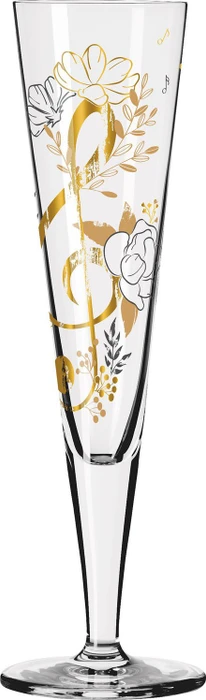 Ritzenhoff Goldnacht Champagnerglas von Melina Sparschu 205ml