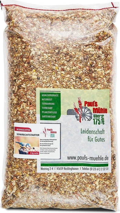 Paul's Mühle Wildvogelfutter Senkrechtstarter, 5kg