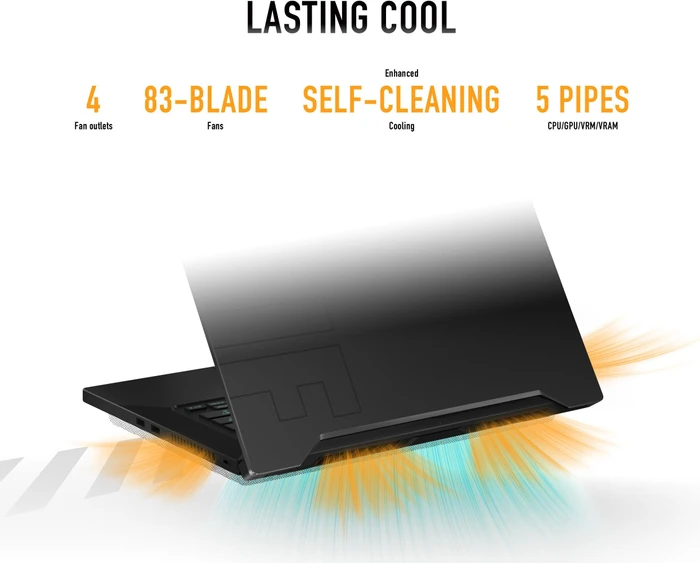 ASUS TUF Dash F15 FX516PR-HN087T, Eclipse Gray, Core i7-11370H, 16GB RAM, 512GB SSD, GeForce RTX 3070, DE
