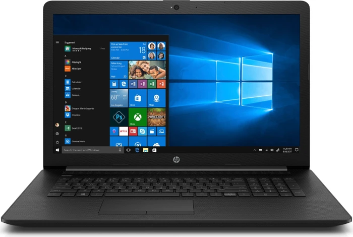 HP Laptop 17-ca0207ng, Jet Black, A6-9225, 4GB RAM, 256GB SSD, DE