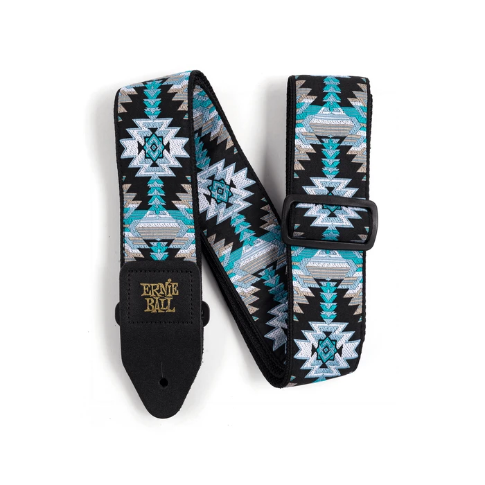 Ernie Ball Classic Jacquard Guitar Strap Albuquerque Blue