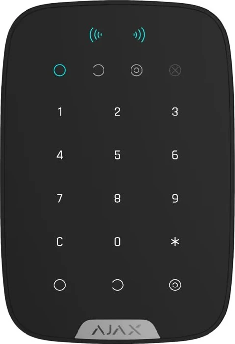 Ajax KeyPad Plus Jeweller, schwarz