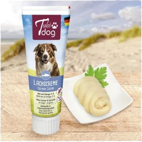 Hansepet Tubidog Delikatess Lachscreme, 900g (12x 75g)
